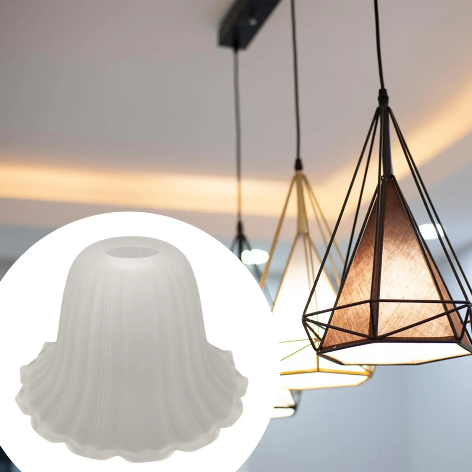 

Glass Lampshade Vintage Table Lamp Wall Lamps Ceiling Lamps Floor Lampshade for Cafe Dining Room Bedroom Outdoor Kitchen Island
