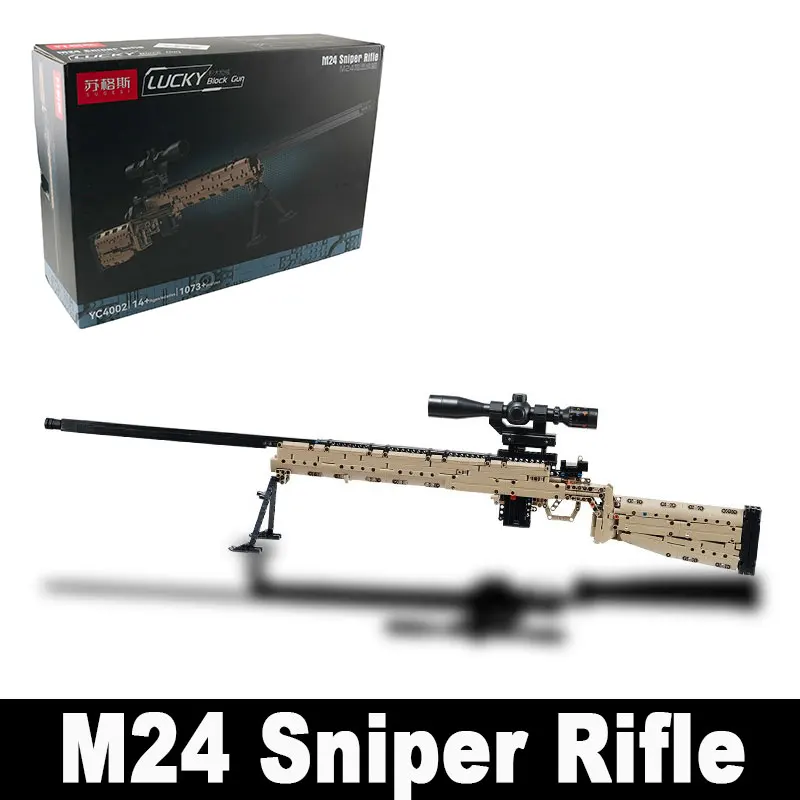 

M24 Toy Rifle Model Building Blocks Military Series Construction Bricks Set DIY Educational Assembly Toys For Children Gift