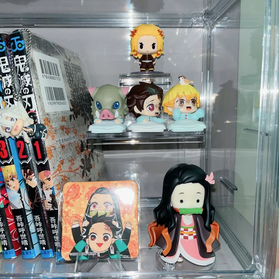 

Bandai Demon Slayer Gashapon Figures - Tanjiro Zenitsu Tomioka Cute Nap Pose Sleeping Version Mini Desk Decor Collectible Toy