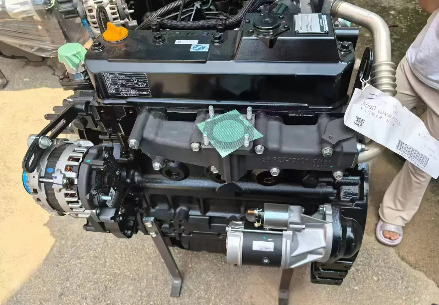 Used Y-anmar 4tnv98 Diesel Engine Low Fuel Consumption Match Excavator Forklift Loader Bulldozer