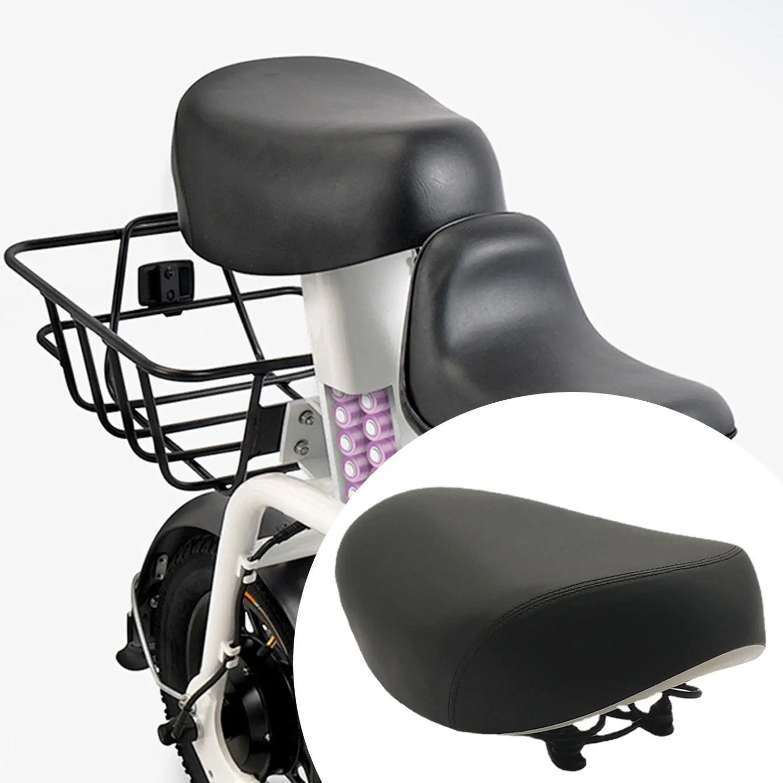 

Седло для электрического велосипеда, амортизирующее комфорт, широкие, мягкие, универсальные аксессуары