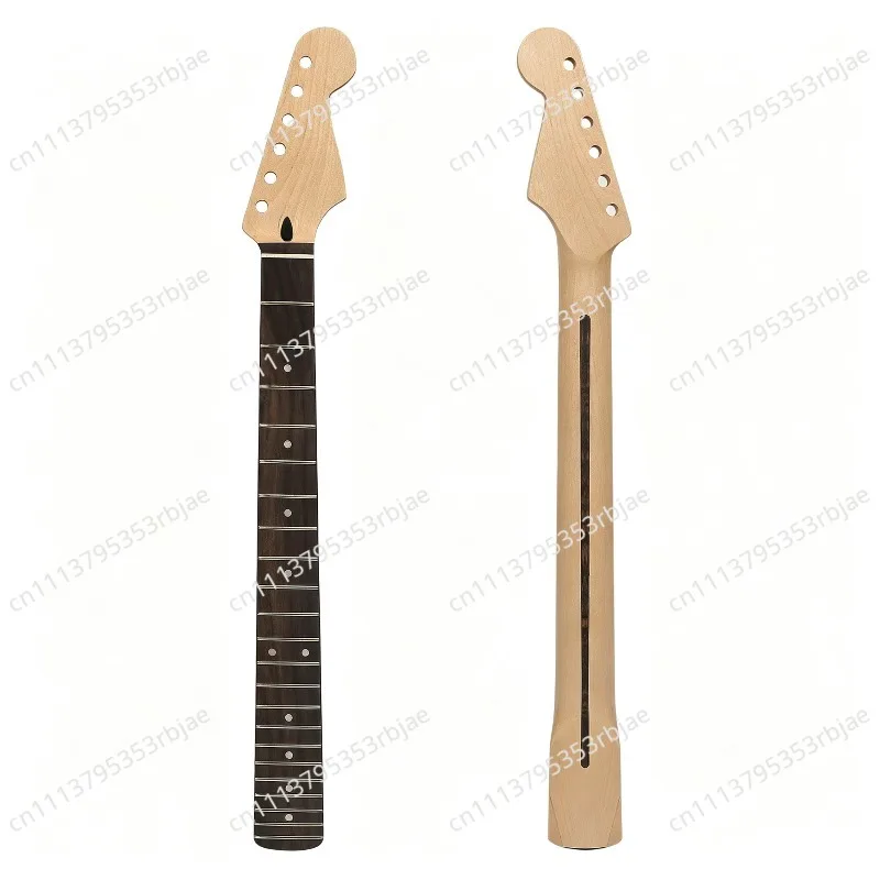 For [Matte] 22 Frets, Electric Guitar Neck, Rosewood Fretboard, Maple Handle, Mahogany Tube (with Cord)