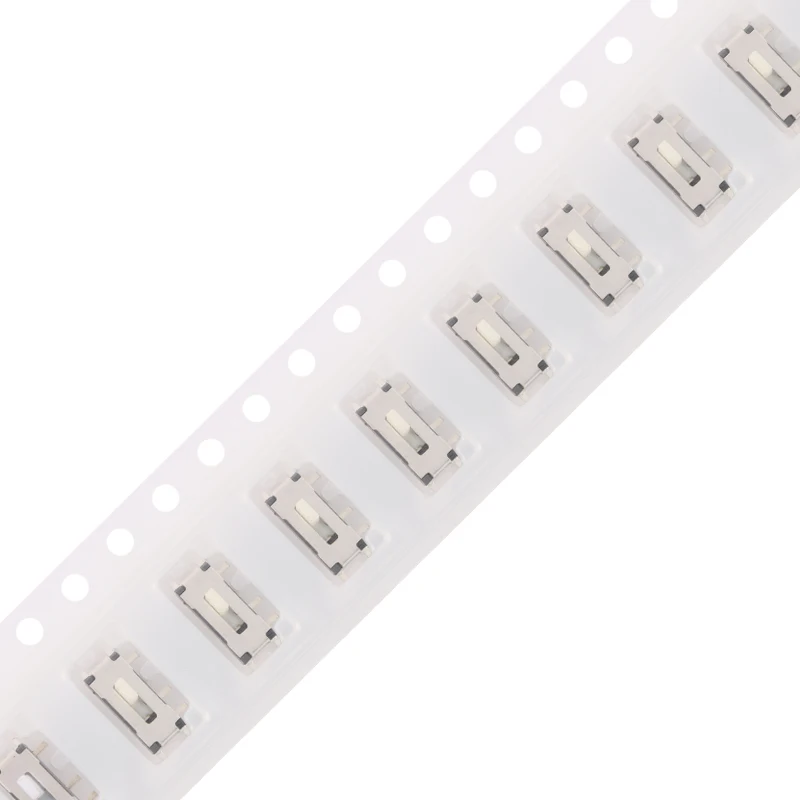 Interruptor de alavanca on-off micro SMD, alça lateral deslizante, micro interruptor pequeno, pequeno, MSK-1106-7P-1.8H, 7Pin, altura de 1,5mm, 10pcs