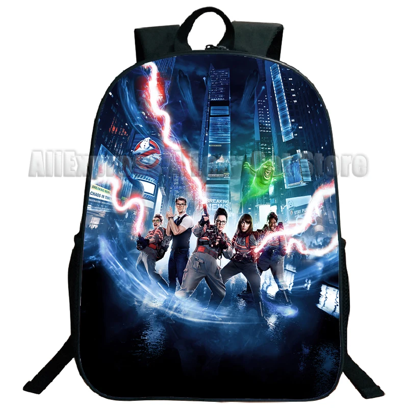 Ghost busters Afterlife Rucksack Grund-und Mittels chüler Schult asche Jungen Mädchen Anime Cartoon Schult asche Reiß verschluss Mochila