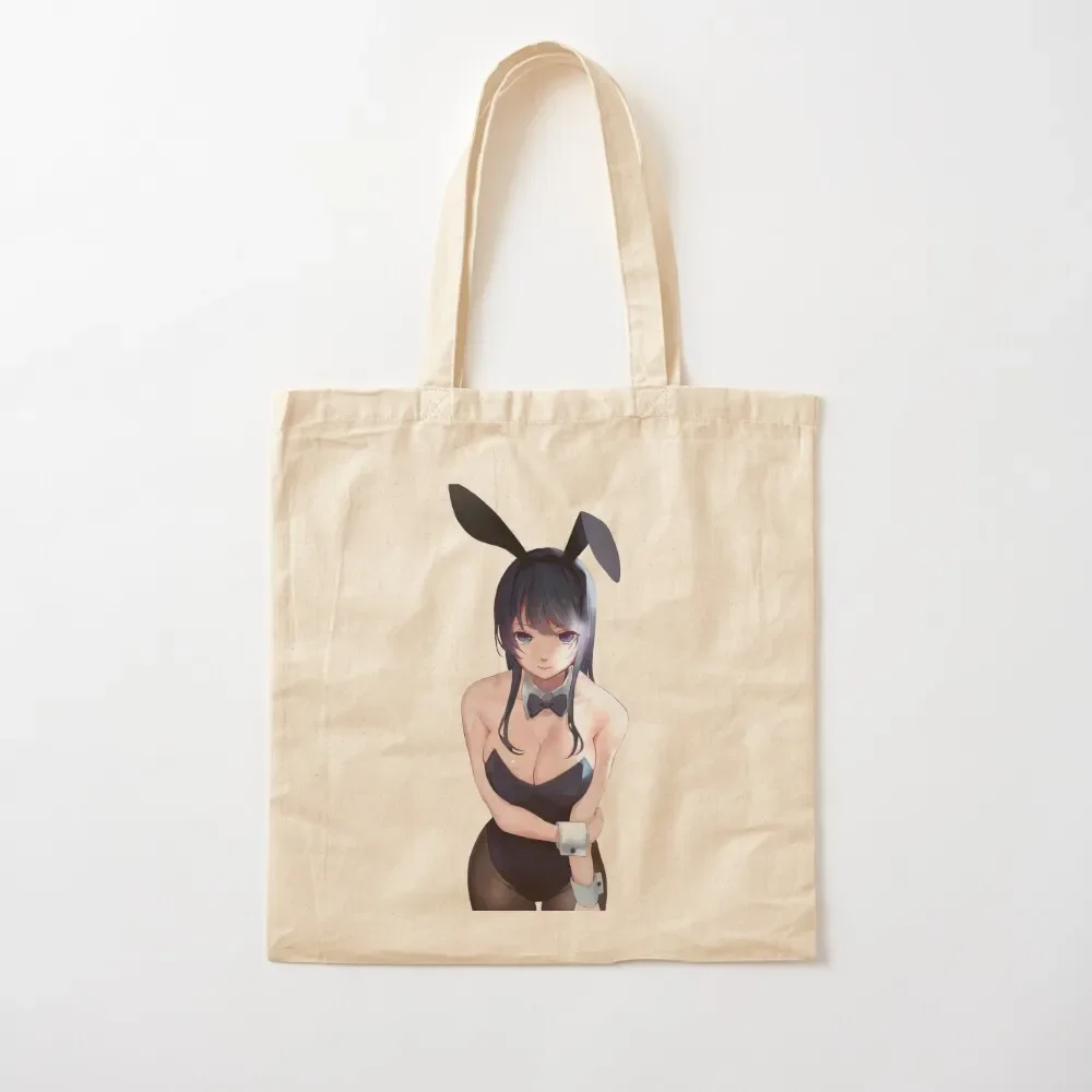 

Mai Sakurajima Bunny Senpai Tote Bag Canvas shoulder bag Handbags women bag luxury women