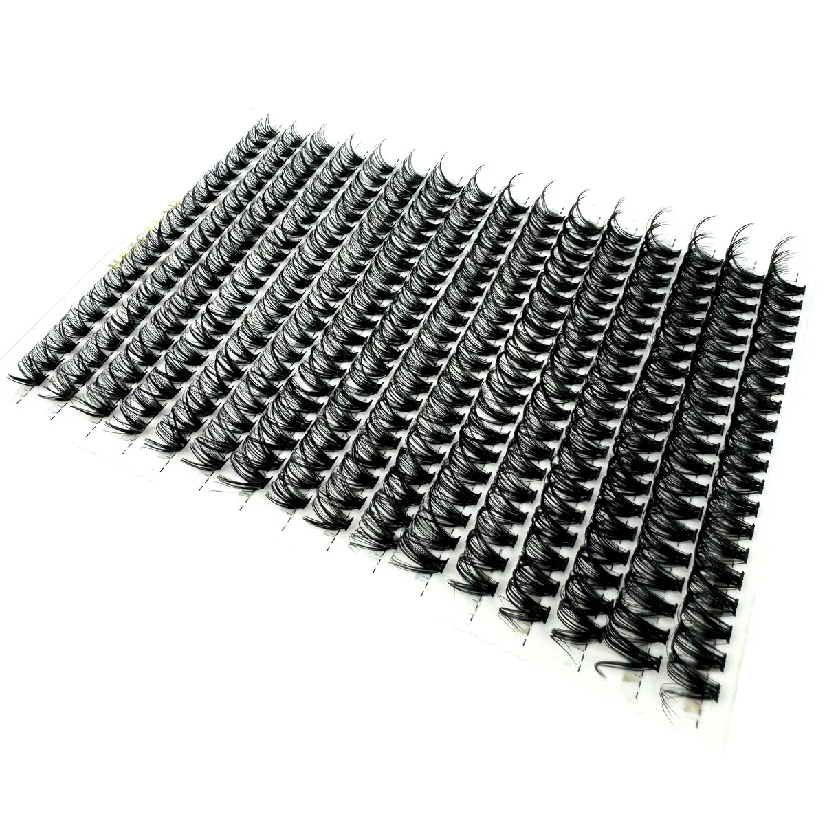 320 fãs dd curl lash extensão de cílios grossos 9-16mm 3d clusters de cílios fofos 30d/66d/80d cílios individuais finos diy