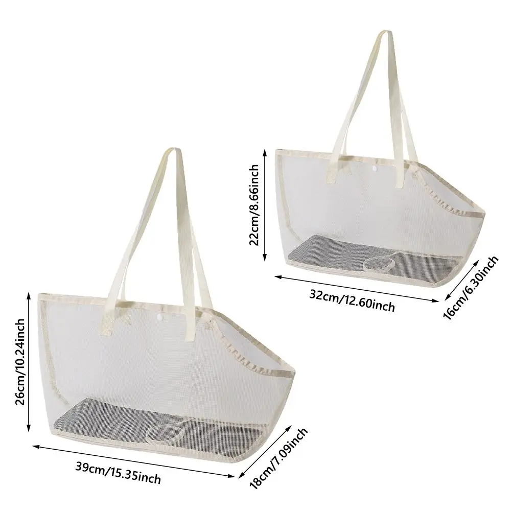 المحمولة شبكة حامل الحيوانات الأليفة حقيبة الكتف Crossbody الصيف استخدام طوي الحيوانات الأليفة حمل تنفس مريحة الكلب حقيبة سفر