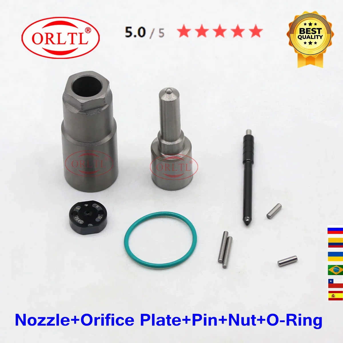 

23670-39035 Nozzle DLLA147P788 093400-7880 Valve Plate BF11 05# Injector Repair Kits for Toyota HILUX 23670-39036 23670-30030