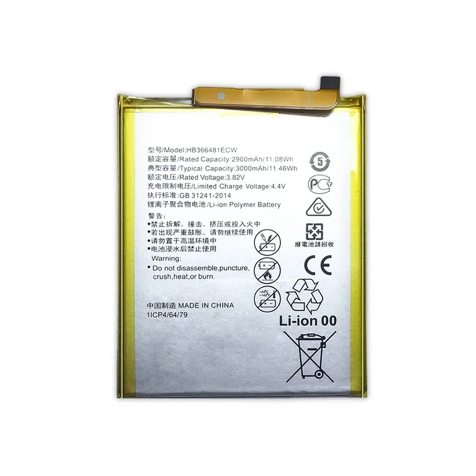 Battery For Huawei Nova 2 3 4 2i 3i 3e 4e 5i/Mate 10 20 X RS Pro Lite /P8 P9 P10 P20 P30 P40 Pro Plus mini HB436486ECW