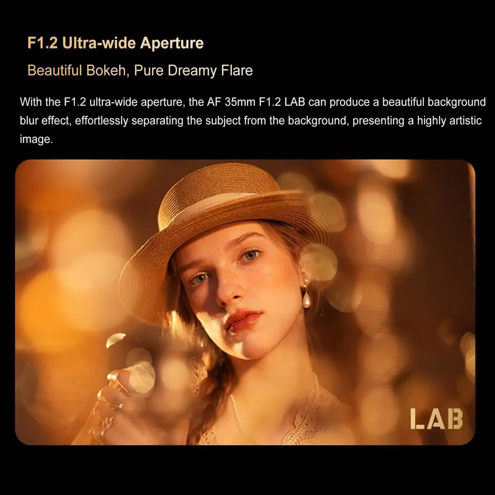 Lente de quadro completo VILTROX 35mm F1.2 LAB FE para Sony E, lente principal de foco automático para Sony E-Mount A7SIII A7III A7RIII A7IV A7RIV A9 A1
