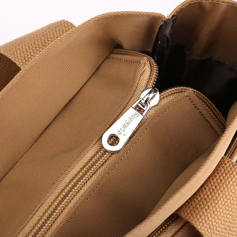 Canvas Bag Large Capacity Women\'s Commuter Bag Casual Totes Bag Nylon Messenger Bag 2024 Classic Female Travel Handbag