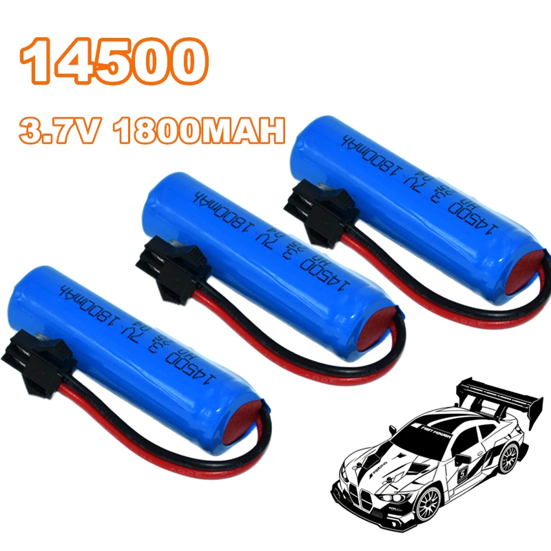 1:24 RC Auto 3,7V 1800mAh Li-Ionen-Akku für SG204PRO 2,4G Hochgeschwindigkeits-Drift 1:16/1:20 Offroad RC Boot Fahrzeug 14500 Akku