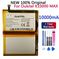 100% Original 10000mAh K 10000 Max Battery For Oukitel K10000 Max Phone High Quality Batteries+Tracking Number With Tools