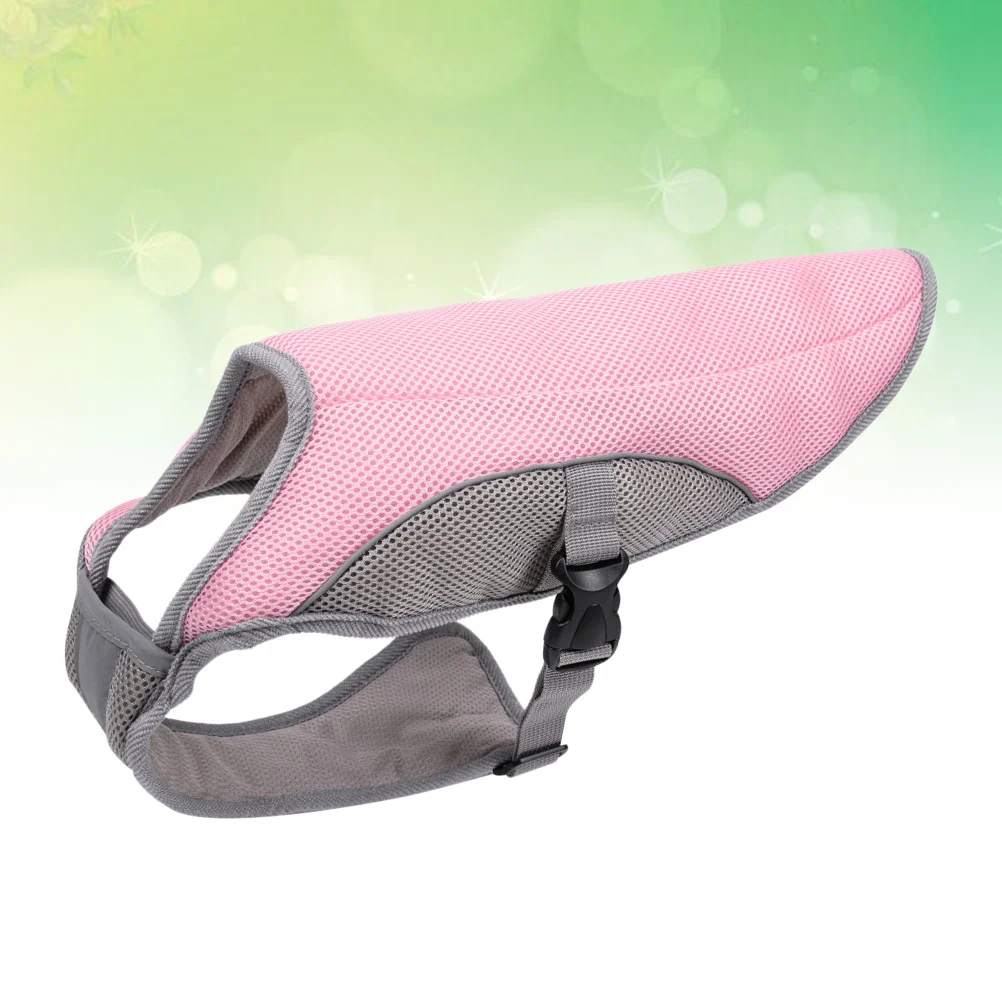 

Cooling Vest For Dogs Summer Lightweight Mesh Harness Outdoor Travel Dog Cooling Vest Puppy Size Xl Pink