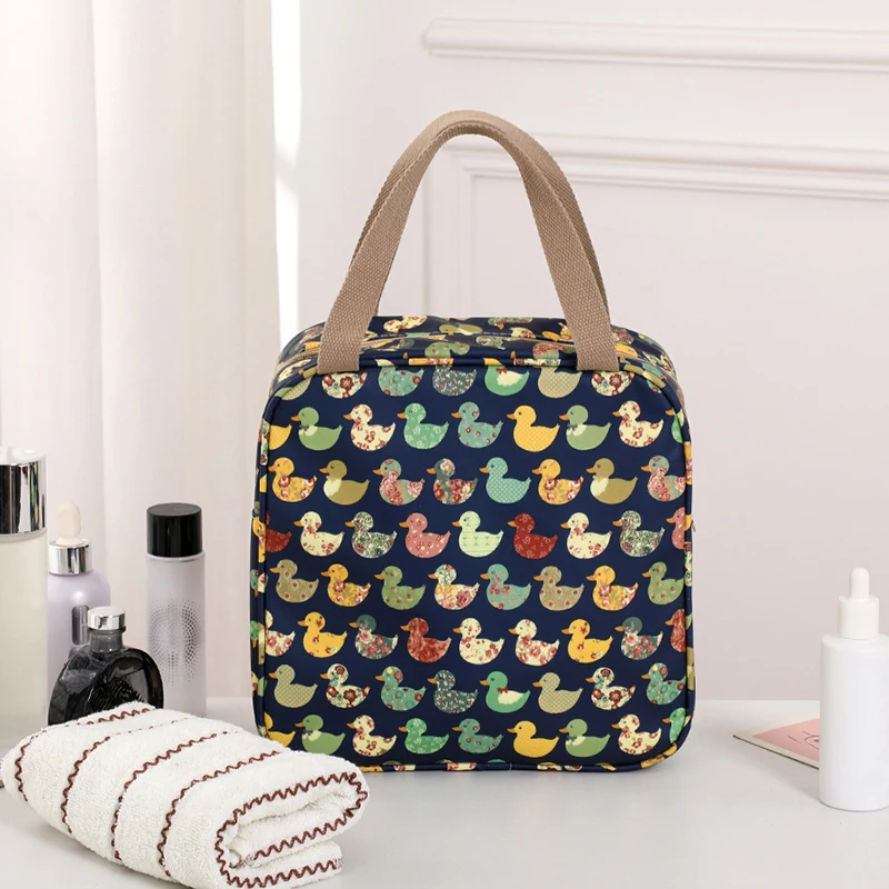 Outdoor travel business trip portable toiletry bag thickened bag side liner bath pocket waterproof large capacity animal print t