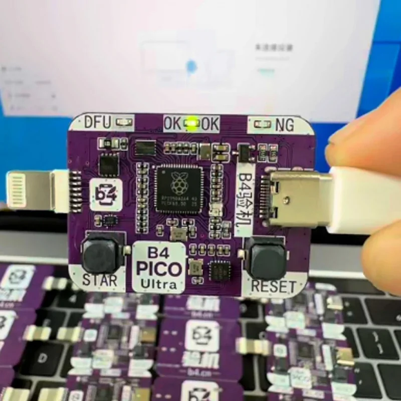 2026 Newest B4 PICO DFU PR 2350A RP2350A PICO Engineering Box DFU Mode Tool For IP Enter DFU PWN One Click Boot