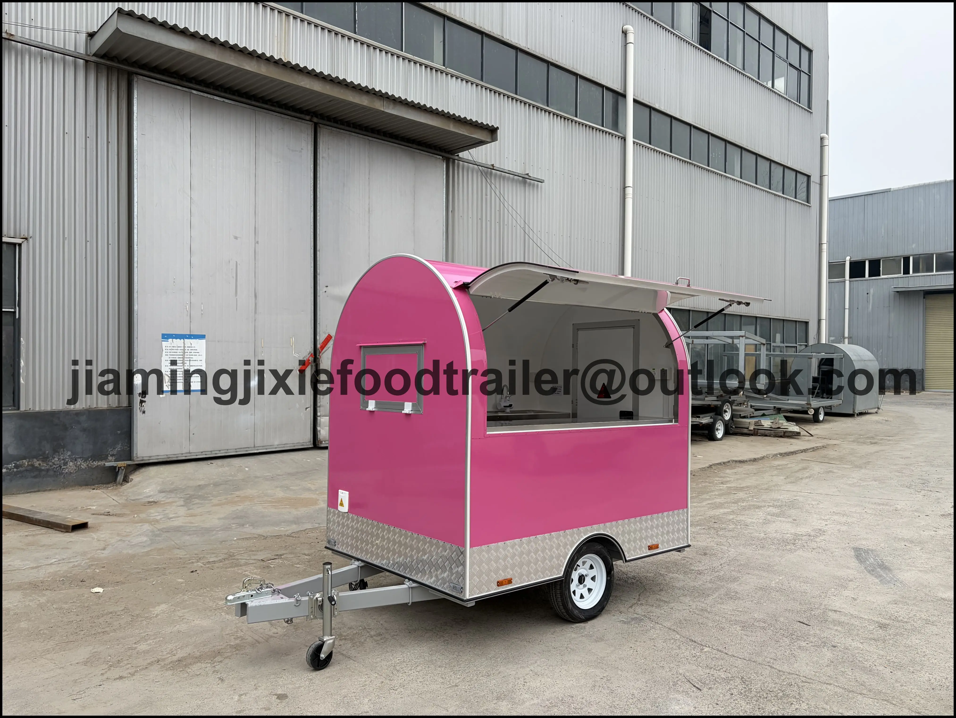 

China One-stop Food Trailer Manufacturer Street Mini Mobile Coffee Ice Cream Carts Design With Wheels for Sale