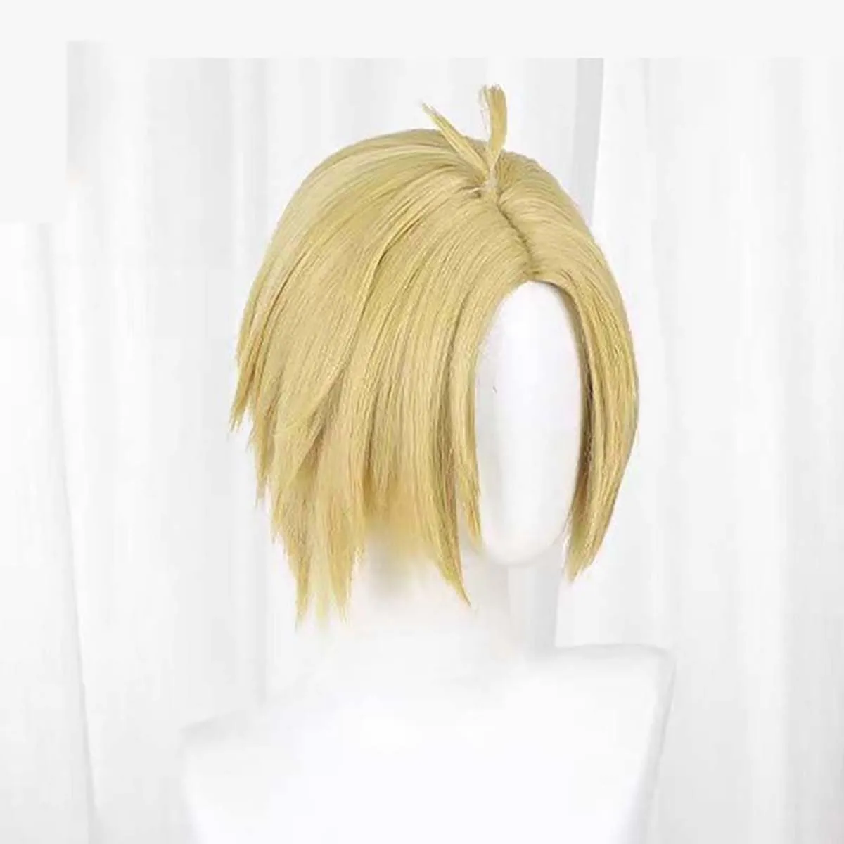 Homens Anime Sakamoto Days Shin Asakura Cosplay Loira Amarelo Peruca de Cabelo Curto