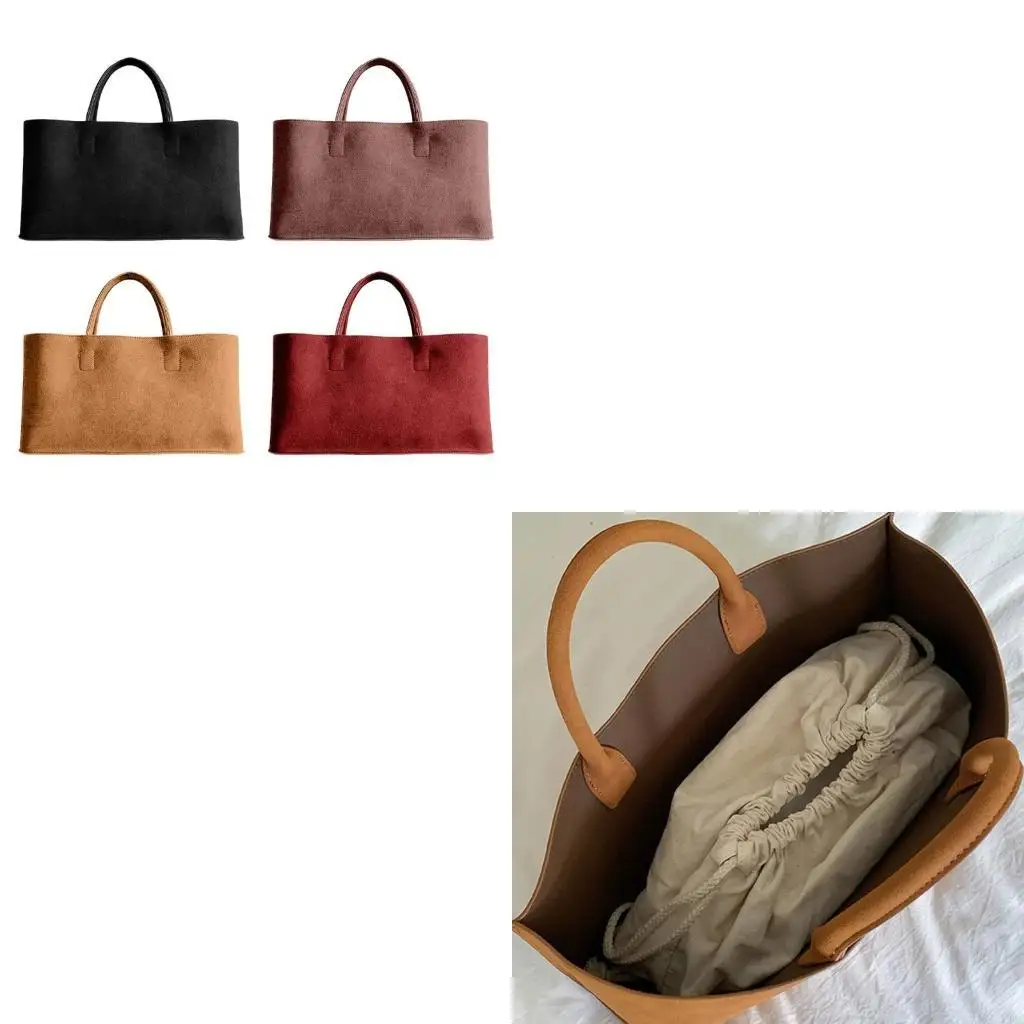 

Elegant Book Bag Large Capacity Top Handle Purse Casual Handbag for Women