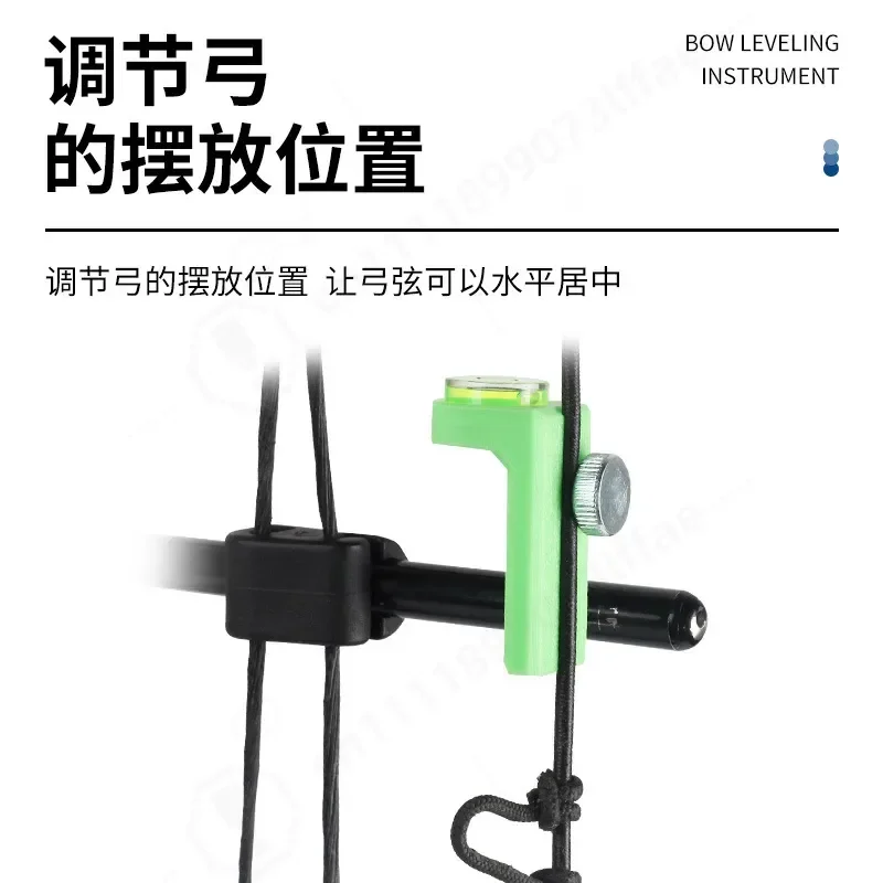 Archery Bow Level Bubble Sight Arrow Rest Table String Tuner Composite Pulley Adjustment Accessories for Precision Shooting