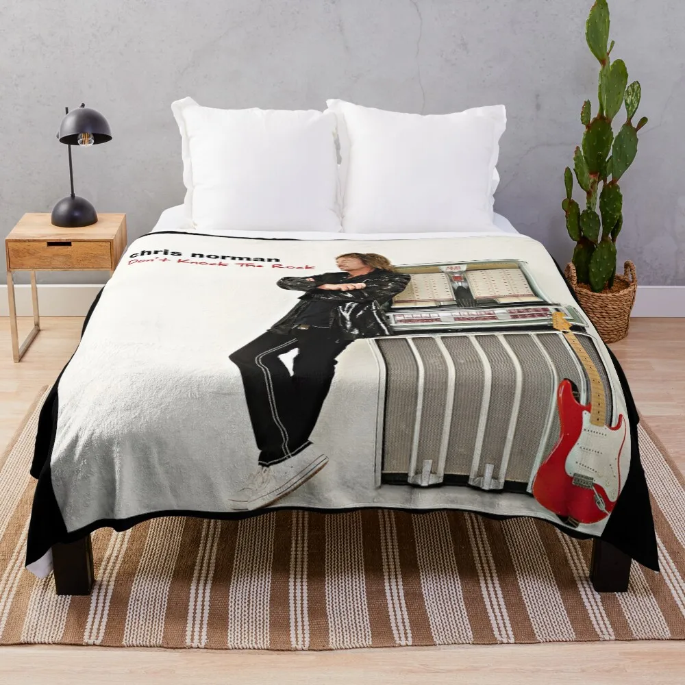 Chris Norman dont knock the rock Throw Blanket