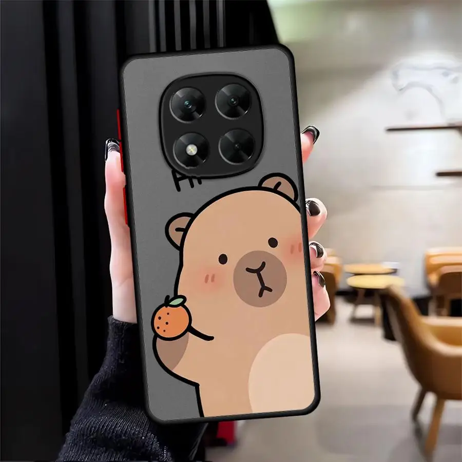 حافظة كابيبارا المضحكة لهاتف Xiaomi Redmi A1 A2 A5 10 K40 Pro 9 غطاء ناعم