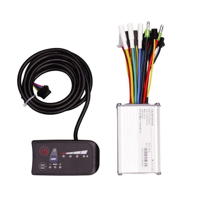 

24/36/48V 250W/350W E-Scooter Controller Kit, S6/S810 LED Battery Gauge & Lithium Controller Set for Electric Bike Conversion