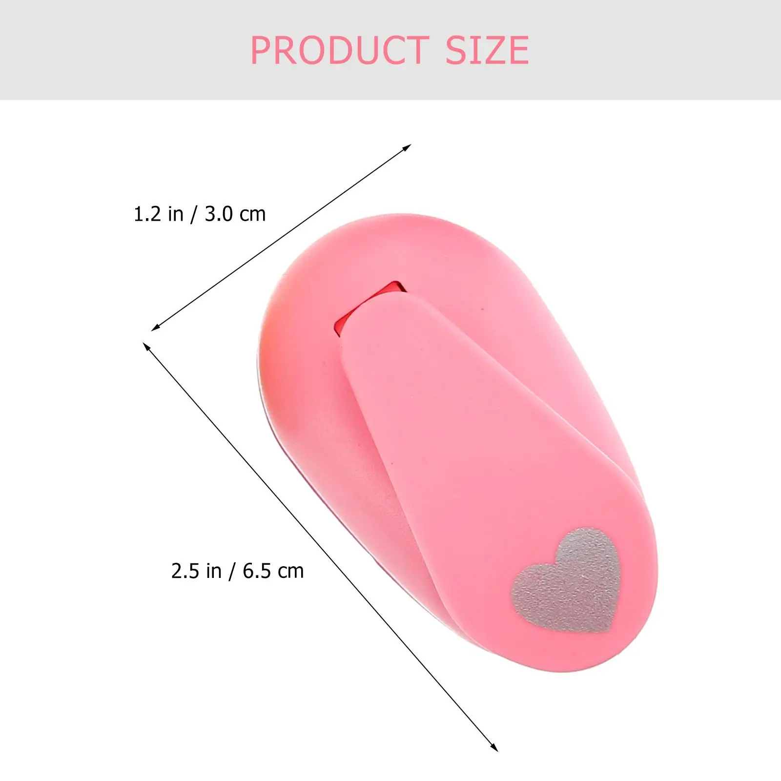 5 Pcs Scrapbook Craft Hole Punch Shape Puncher for Kids Press Crafts Decorative Round Child