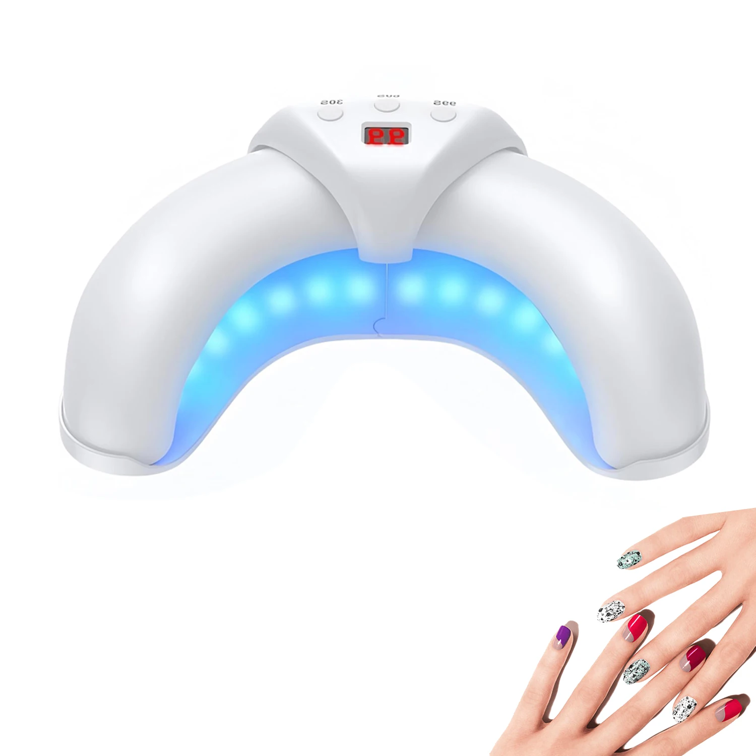 Nail Laser Fungus Device for Multiple Toenails & fingernails Nail Repair Solution for Damaged and Discolored Nails for Home Use