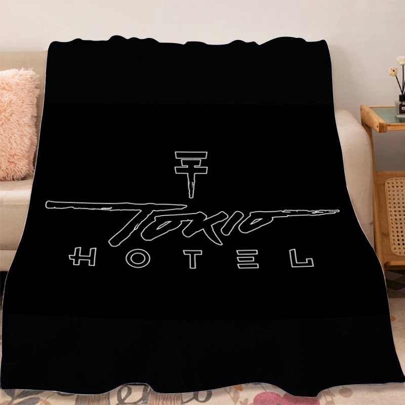 

Custom Blanket A-Tokio Hotels Sofa Winter Warm Blankets Microfiber Bedding Fluffy Soft Blankets King Size Blanket Bed Fleece Nap