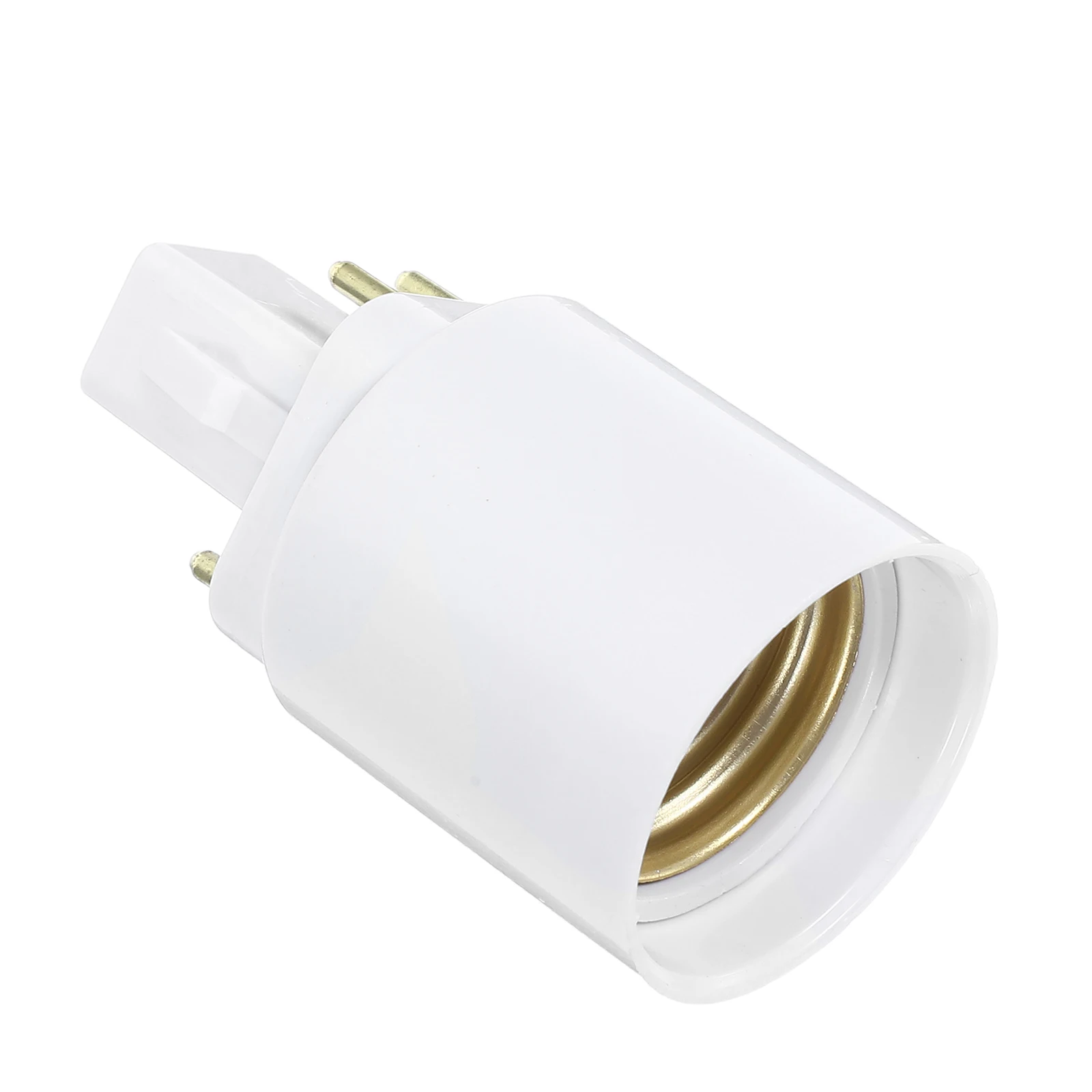 

G24q to E27 Lamp Adapter Light Bulb Socket Holder Converter Plastic Safe Home Office Use Socket Adapter