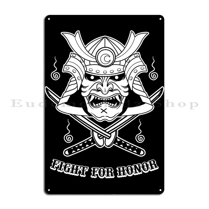 Shogun Metal Plaque Poster Bar Cave Pub Plates Kitchen Garage Designs Tin Sign Poster