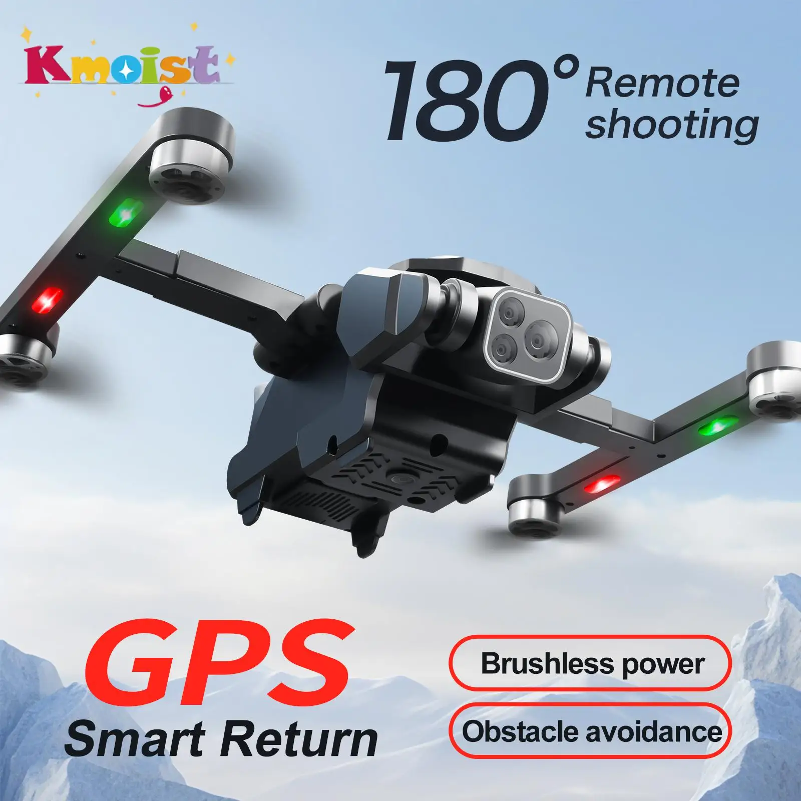 

2024 S188 GPS Return Optical Flow Positioning Four Axis Brushless Obstacle Avoidance Hd Electric Control Dual Camera Drone Toys