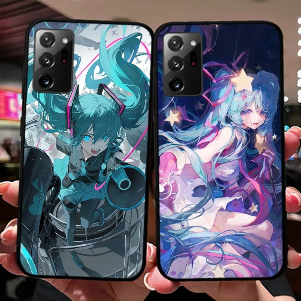 Hot V Hatsune Miku Phone Case For Samsung Note 8 9 10 20 Pro Plus Lite M 10 11 20 30 21 31 51 A 21 22 42 02 03