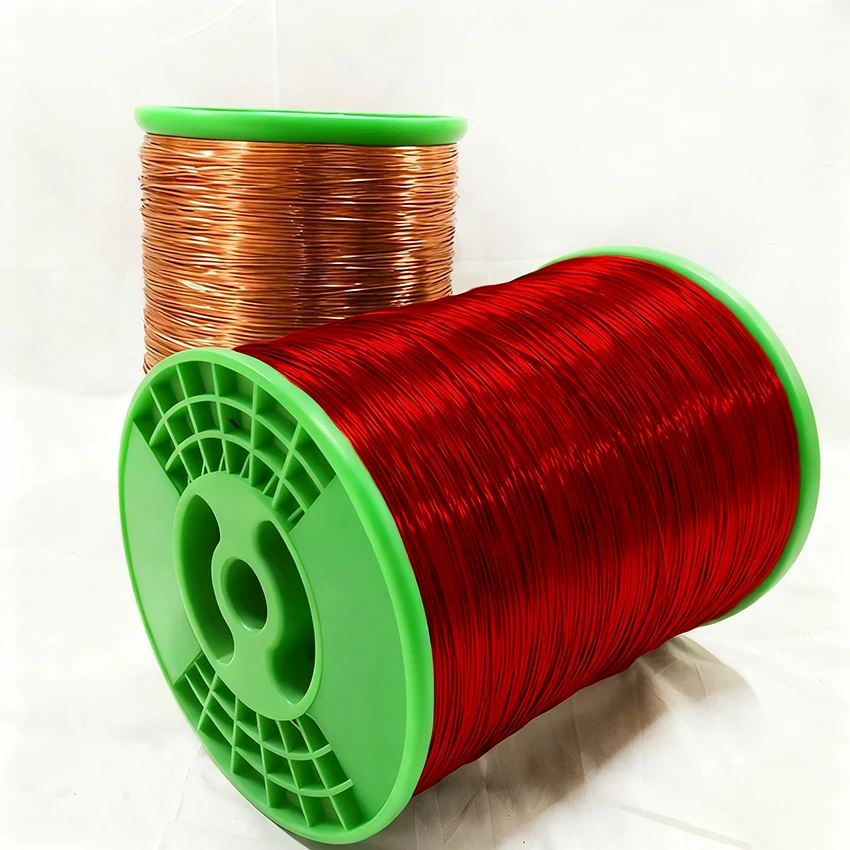 0.6-1.6mm 1.0MM 1000G QA-1/155 Enameled Copper Winding Wire Multi-Specification Cable Magnet Wire Winding Wire Coil Red/Copper
