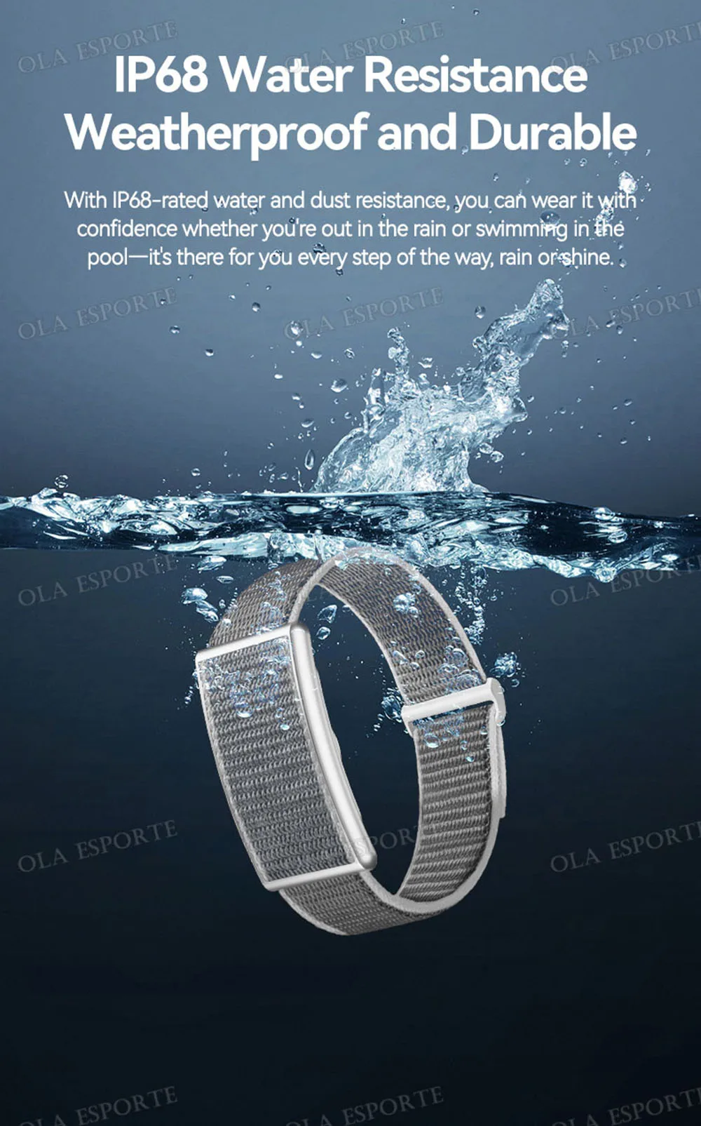 Smart activity tracker met hartslagmeter en bloeddrukmeter voor dames heren_voghion.com