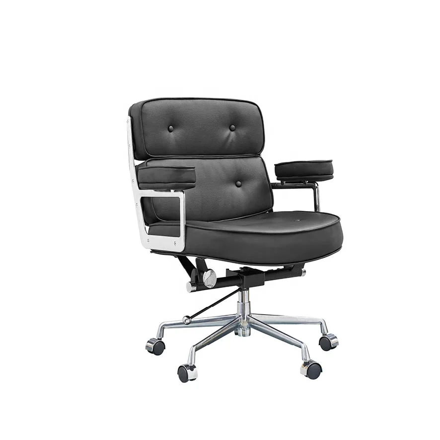 

New Executive Leather Pu Ergonomic Office Swivel Chair Modern Office Chair Ergonomic Adjustable Computer Desk Chair