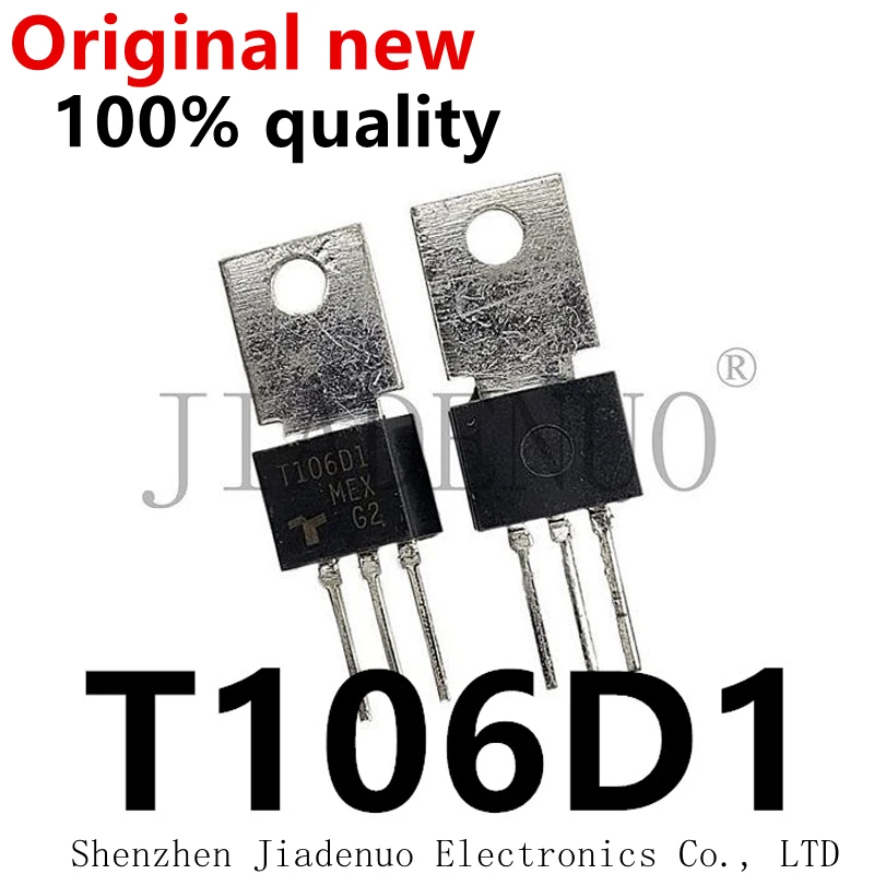 (5-10piece)100% New original T106D1  TO-202 400V 4A Chipset