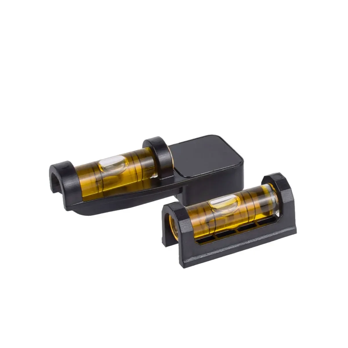 2 個の戦術的な磁気玩具銃器技師バブルレベルスコープ取り付けレベリングツール磁気ベースアダプター付きライフルスコープアクセサリー