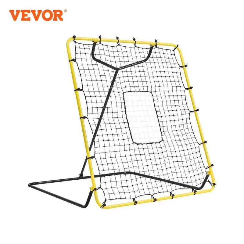 VEVOR Baseball And Softball Rebounder Net 4 x 4.5 Feet PitchBack Baseball Nest for Pitching and Fielding Training 4Angles 7.59kg