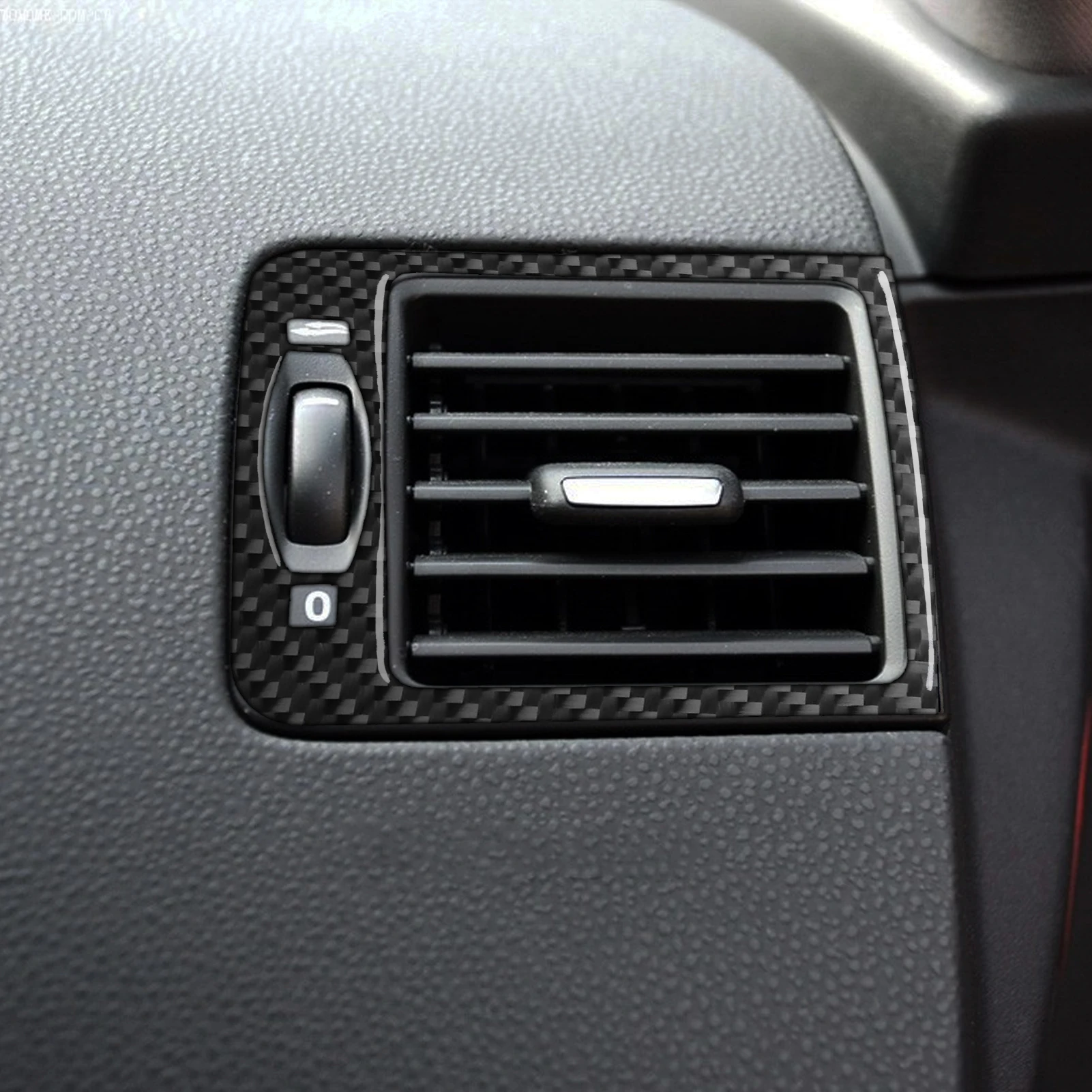 For Volvo S40 V50 2004-2011 C30 2006-2013 Carbon Fiber instrument Both Sides Air Outlet Vent Panel Cover Car Accessories Sticker view 3