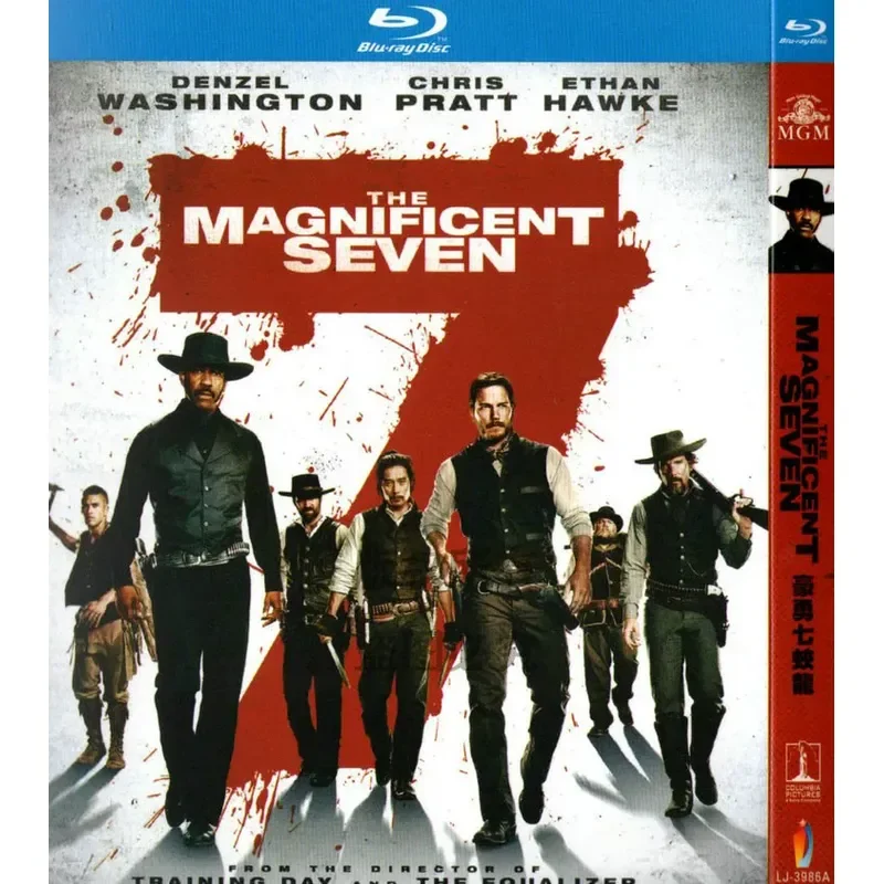 

Blu-ray Action Adventure Western Movie Brave Seven Dragon High Definition Disc 1080P 1BD Disc Non-DVD Disc