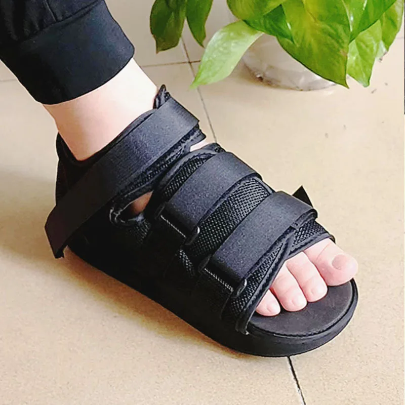Post OP Shoe Foot Cast Orthopedic Fracture Support Protection Post Boot Shoe Foot Fracture Support Open Toe Plaster Cast Shoe