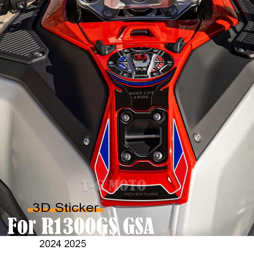 Motorcycle For R1300GS R1300 R 1300 GS Adventure ADV GSA Tank Pad Side Grips Gas Fuel Oil Kit Knee Stickers Decals 2024 2025