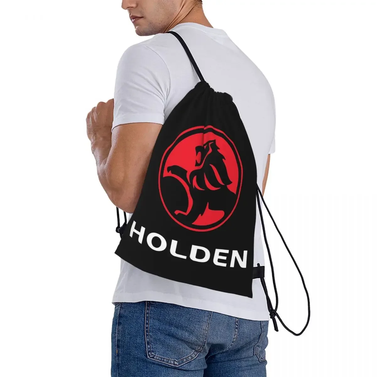 Penjualan Terbaik Holden Logo Merchandise ransel tas tali serut bundel saku serba-serbi tas buku untuk perjalanan siswa