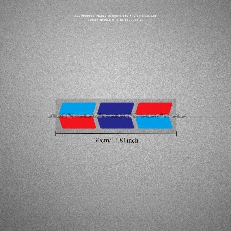 Three-Color Reflective Strips Personality Decals Waterproof for Car AB Pillar Motorcycle Helmet Modification