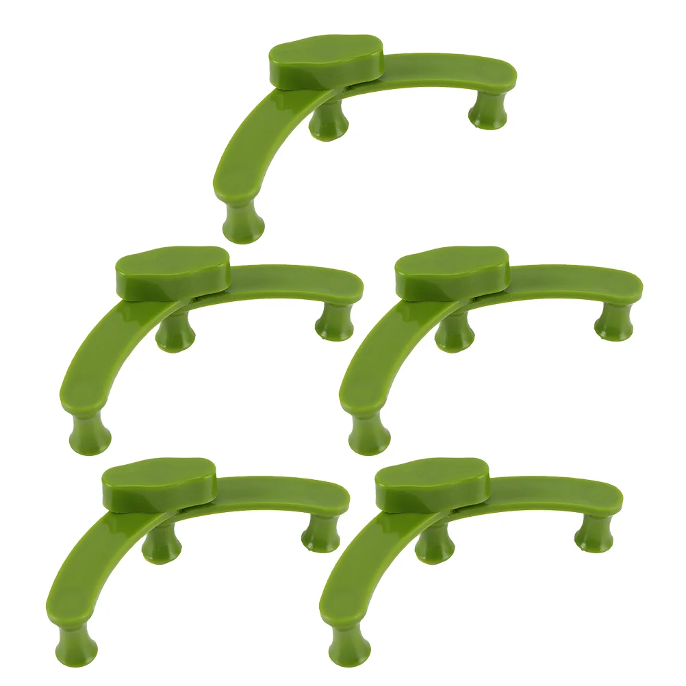 

5 Pcs Twist Tree Plant Support Bending Clamp Gardening Twig Clips Branches Fixing Tool Fixture