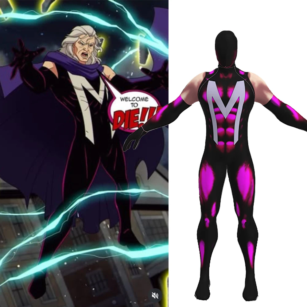 marvel-legends-x-men-97-magneto-cosplay-max-eisenhardt-costume-3dprinted-spandex-tuta-zentai-abiti-costume-di-halloween-per-adulti
