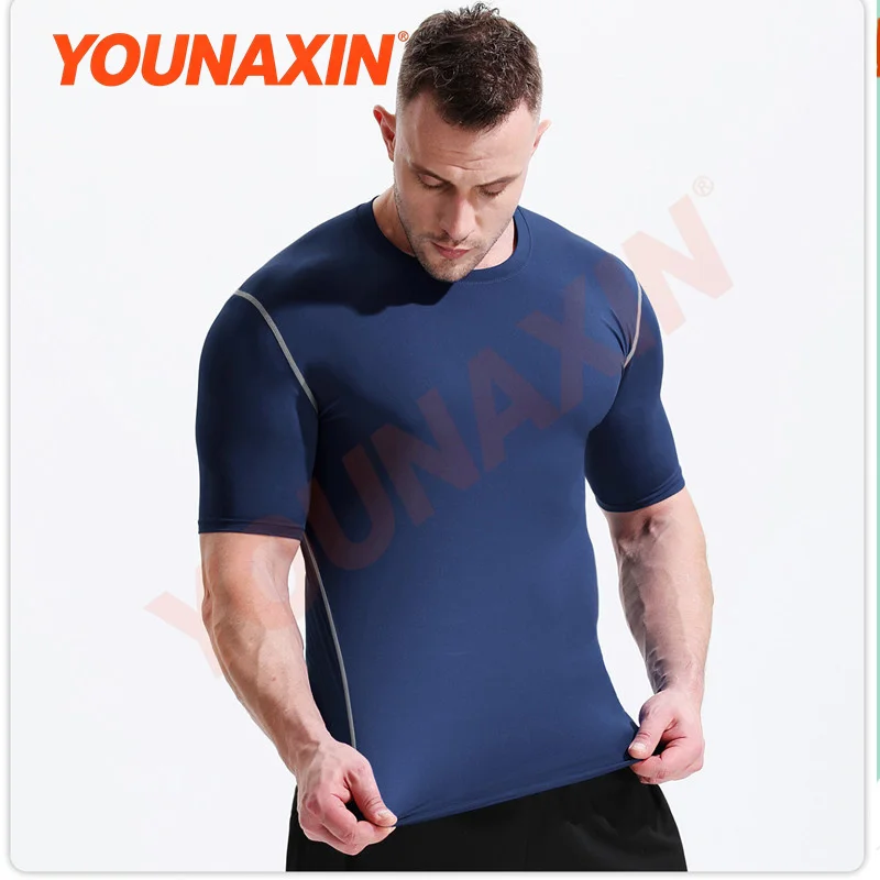 Men's T-shirt Short-sleeved Basketball Sportswear Running Yoga Fitness  Quick-drying Cycling Training Top S M L XL 2XL 3XL 4XL
