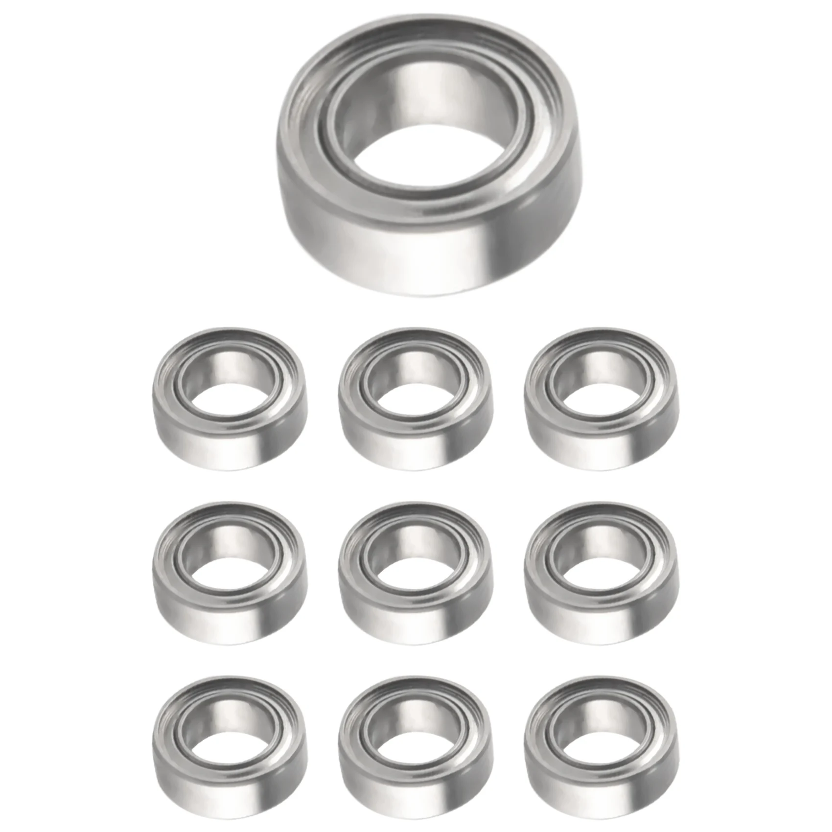 Pack of 10 SMR74ZZ ABEC-9 Stainless Steel Ball Bearings 4X7X2.5mm High-Speed Mobile Phone Bearings